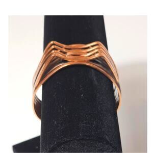 Renoir Copper Cat Cuff Bracelet Mid Century Modern